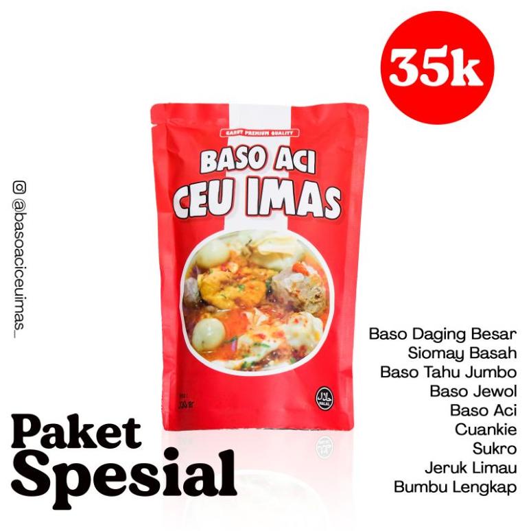

Ready Stok BASO ACI CEU IMAS (ASLI) PAKET SPESIAL