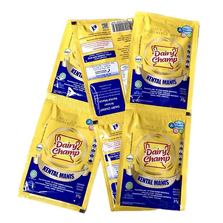 

❤[PROMO ⚡ALE!!!]❤ susu sachet kental manis dairy champ (6pcs)