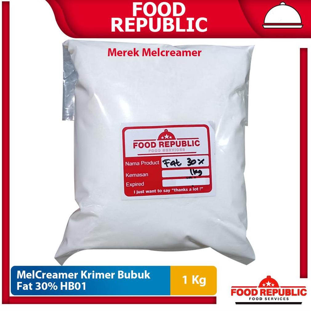 

>XC26619< KRIMER BUBUK - CREAMER POWDER 1 KG FAT 30% NON DAIRY HALAL