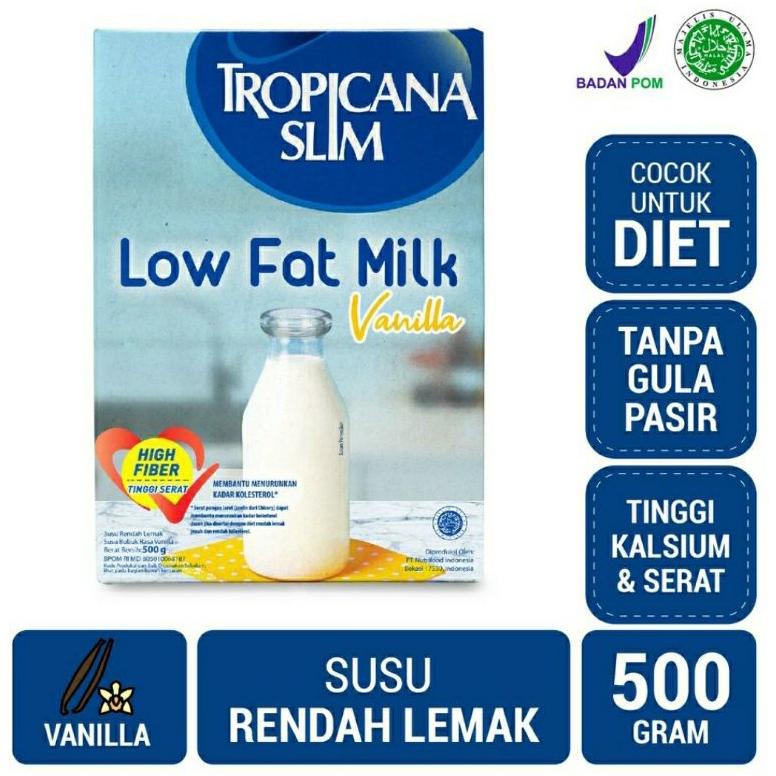

Terbaru Tropicana Slim Susu Low Fat Vanilla 500gr - Bantu Turunkan Kolesterol