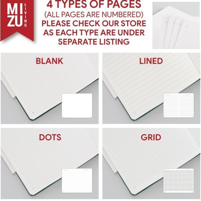 

Paperideas A5 Dots Hardcover Notebook 100Gsm Bujo Fountain Pen Paper