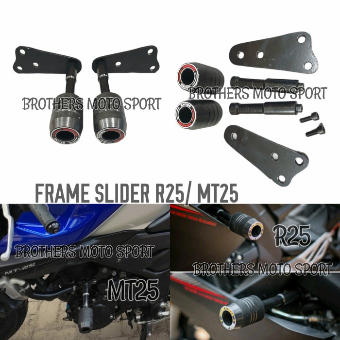 Terlaris Frame Slider R25 Pelindung Body R25 Mt 25 Jalu Pengaman Body Mt25 R25