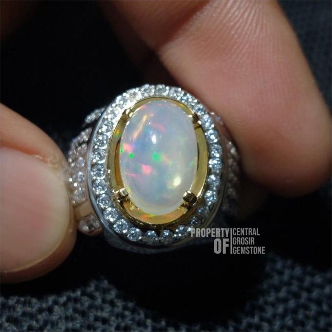 Cincin Batu Kalimaya Asli Natural Full Jarong