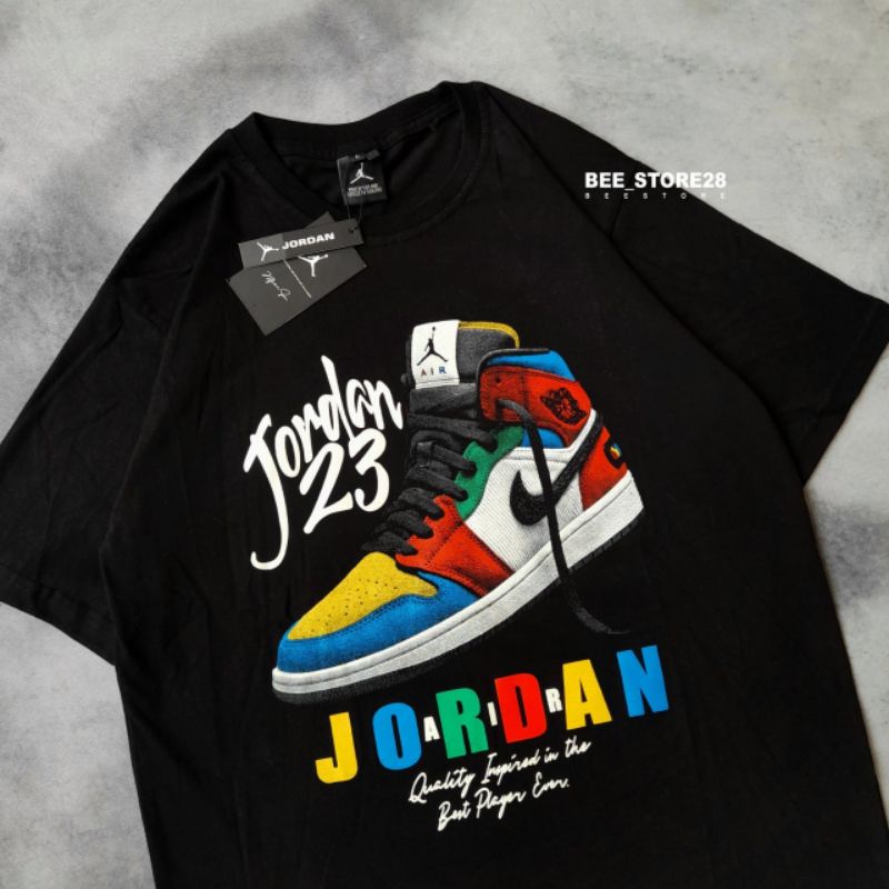 KAOS T-SHIRT AIR JORDAN SHOES FULLTAG&amp;LEBEL