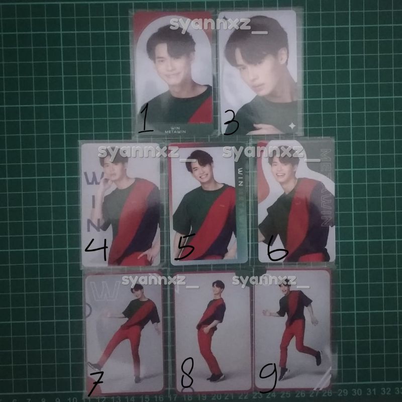 [baca deskripsi] photocard gmmtv super color win metawin fullset unsealed