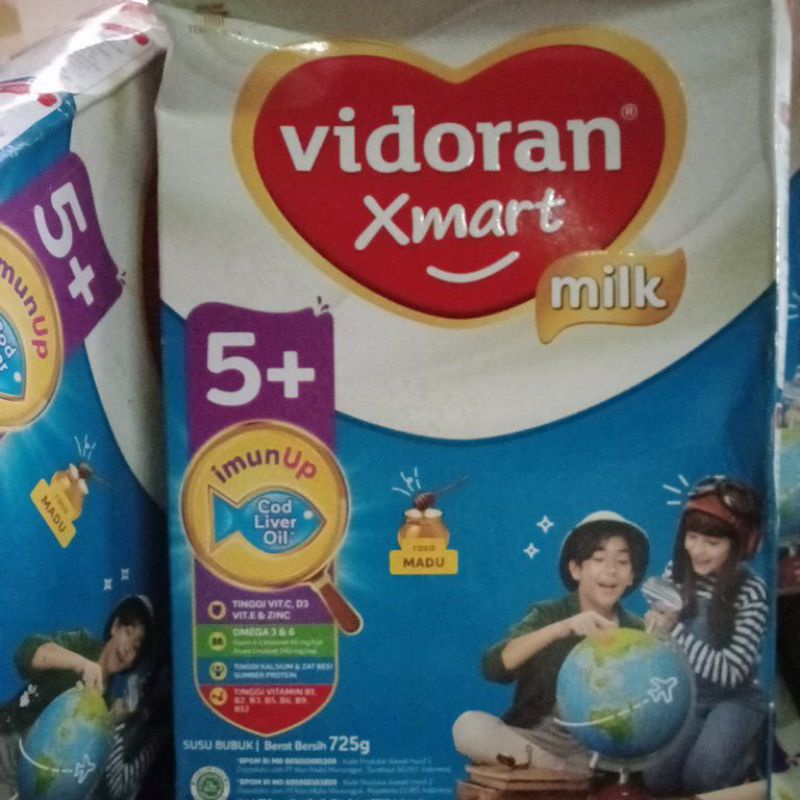 

Vidoran xmart 5+ Rasa Madu/Coklat 725gr