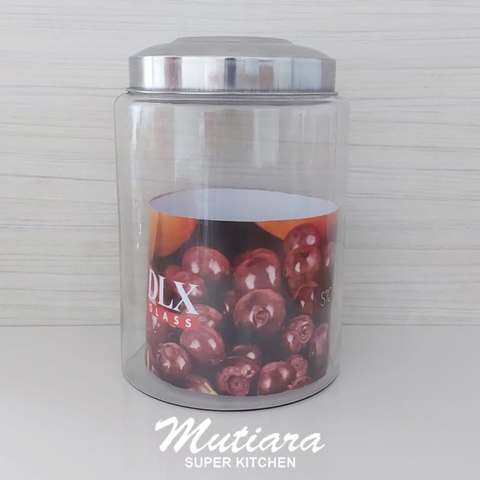 Topless Toples Asinan Toples Kerupuk Toples Kaca Jumbo Dlx 15L