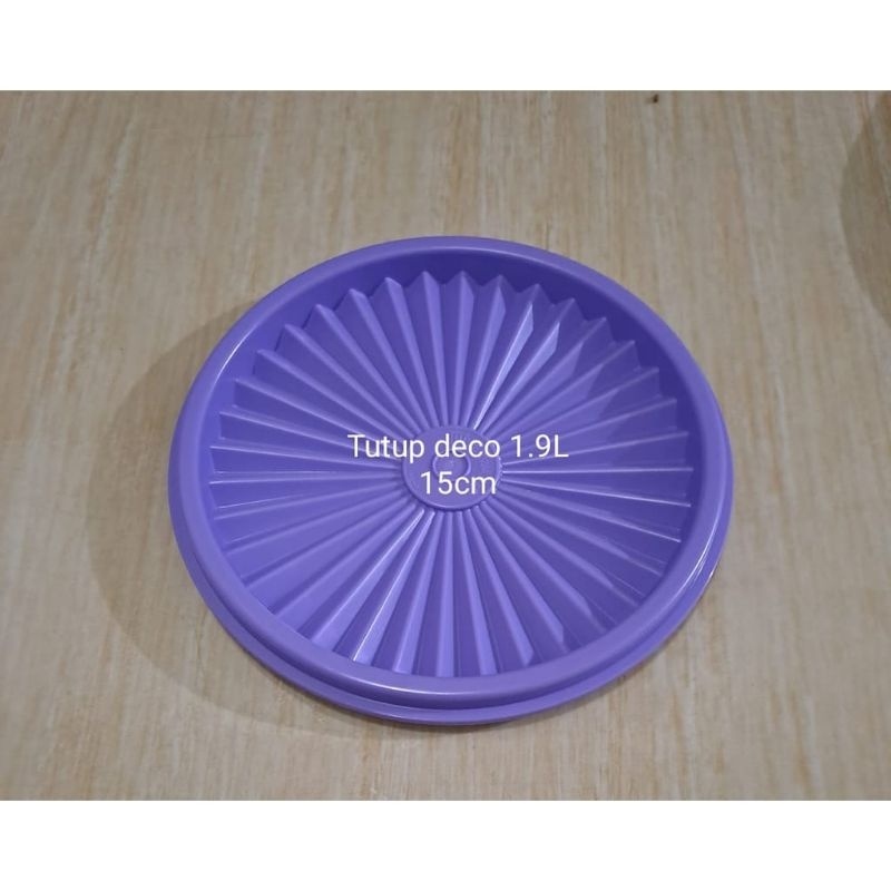 TUPPERWARE TUTUP TOPLES DECO 1.9L