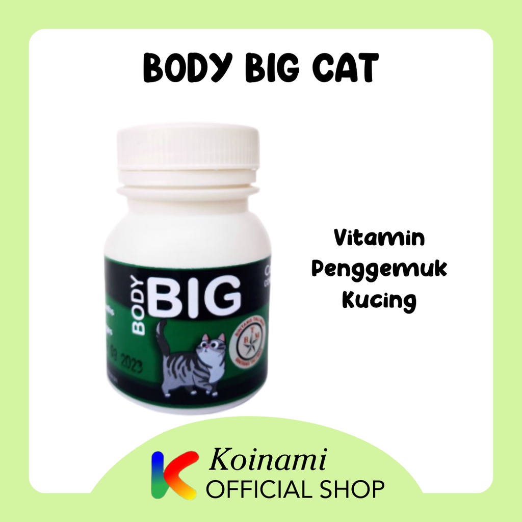 BODY BIG CAT / PENGGEMUK KUCING / VITAMIN BULU KUCING / CAT FATER POWDER / vitamin kucing  / BIG BODY / vitamin bulu kucing