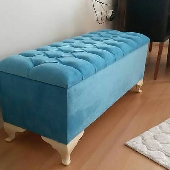 Stool Tempat Tidur Model Kaki | Kursi Panjang | Bangku Model Sofa | Sofa Tantra