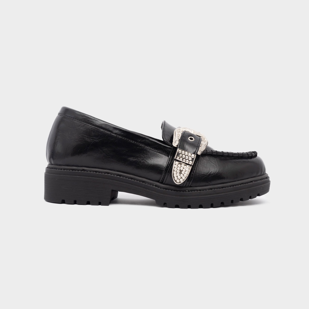 Dianable - Saggi Loafers Shoes (Black - Beige - Monochrome)