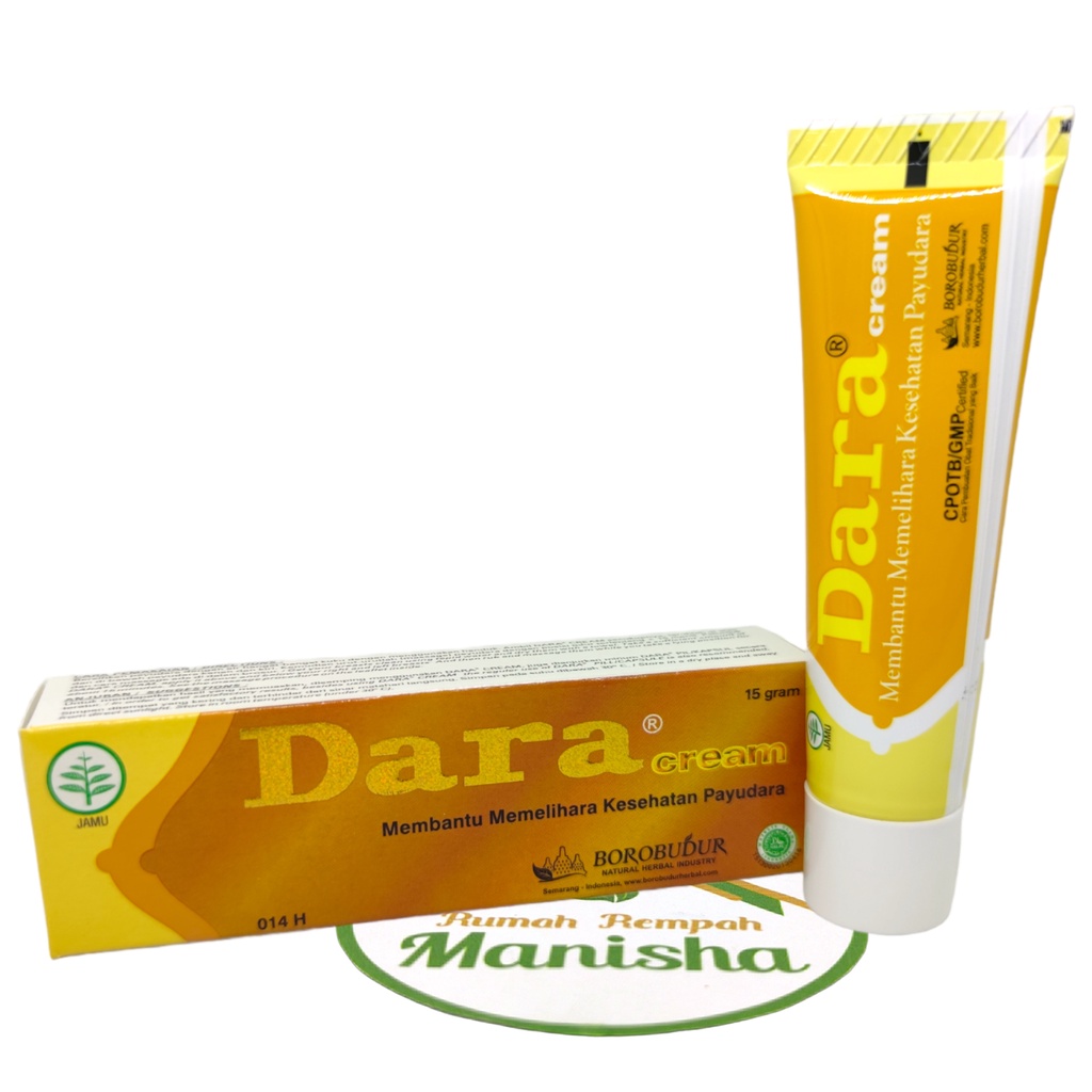 Dara Cream Bulus Oil Payudara Kencang dan Sehat Jamu Borobudur BPOM 15gr