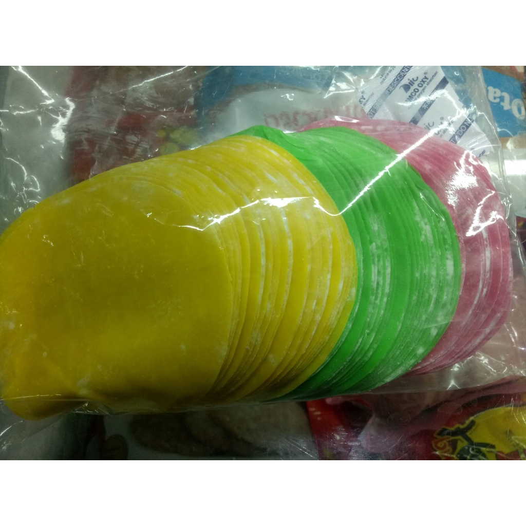 

KULIT DIMSUM WARNA WARNI UKURAN 10 CM