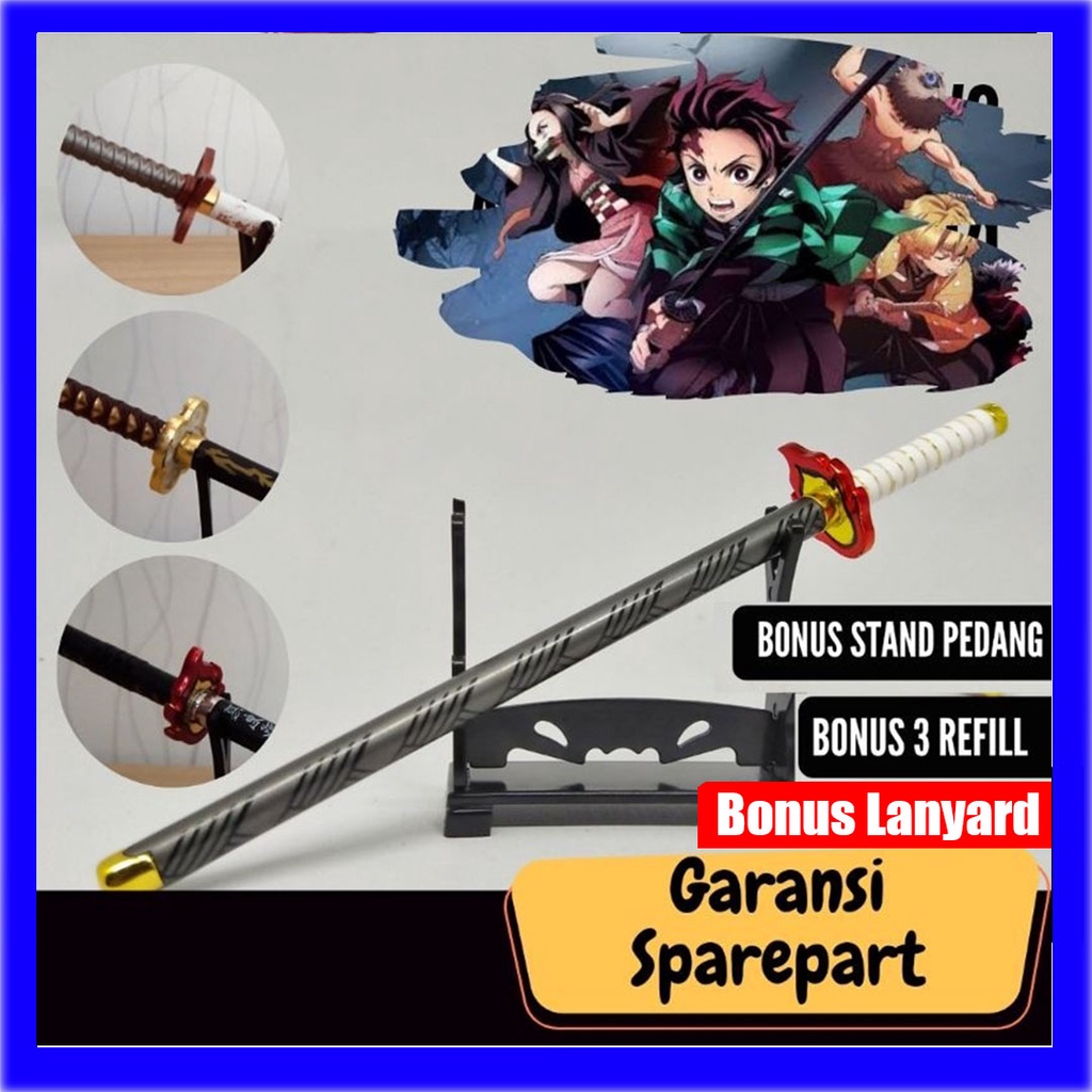 Pena Pulpen Pedang Sword Pen Anime Demon Slayer Kimetsu no Yaiba