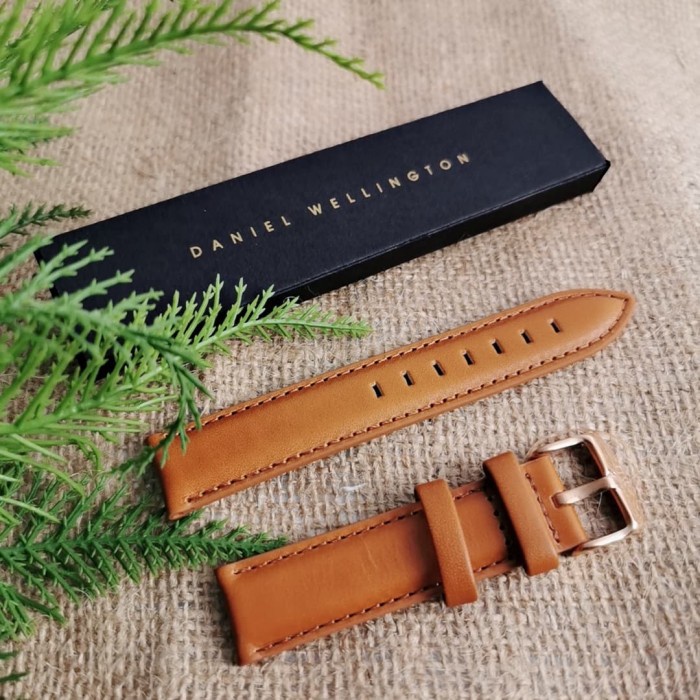 TALI JAM TANGAN KULIT TEBAL  DANIEL WELLINGTON//LEATHER STRAP TALI DANIEL WELLINGTON/STRAP KULIT ORIGINAL DANIELWELLINGTON/