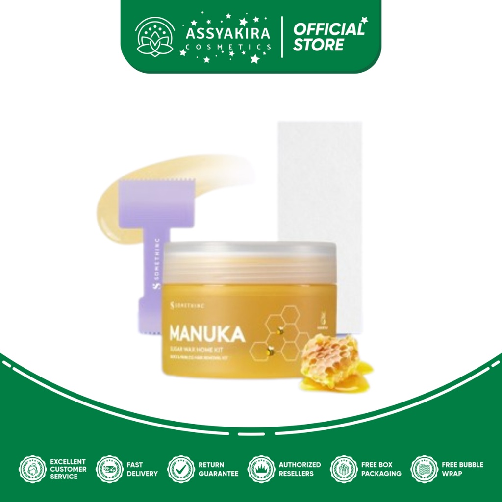 Somethinc Manuka Sugar Wax Home Kit | Slow Down Hair Reducer Cream