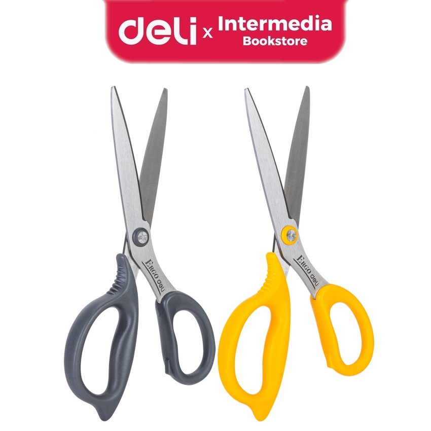 

Deli E77756 Effortless Scissor / Gunting Ringan dan Mudah Digunakan Desain Ergonomis Warna Abu-abu