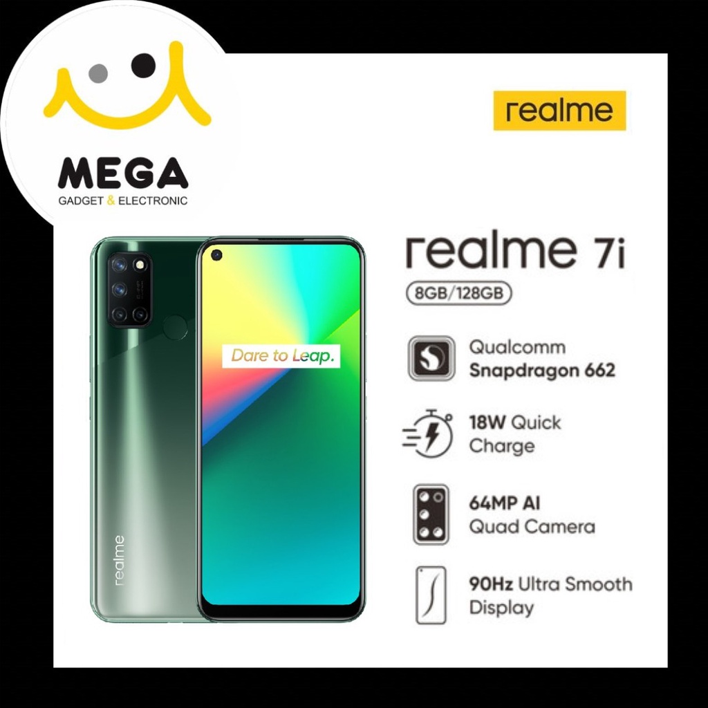 Realme 7i 8GB + 128GB Garansi Resmi Realme Indonesia