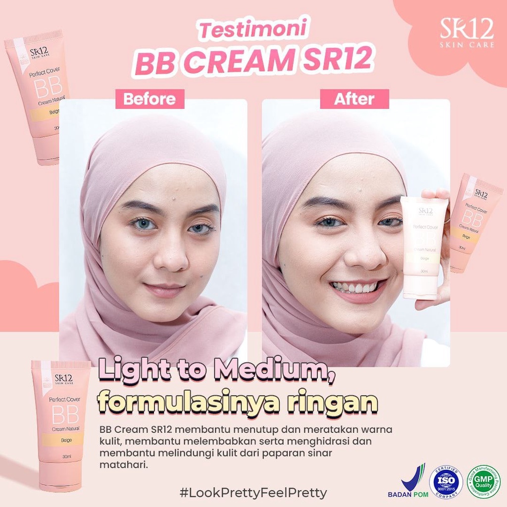 SR12 Perfect Cover BB Cream Natural Beige 30ml