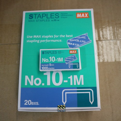 Isi Staples Max No.10 / No. 10-1M Original Asli