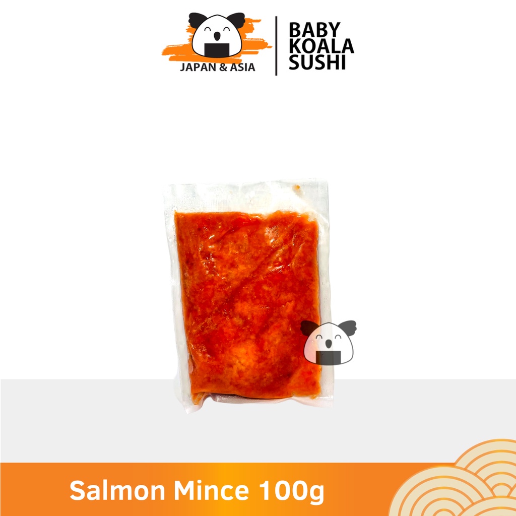 SALMON Mince Full Daging  100 g | Kerok daging Ikan Salmon Segar | Salmon Fish