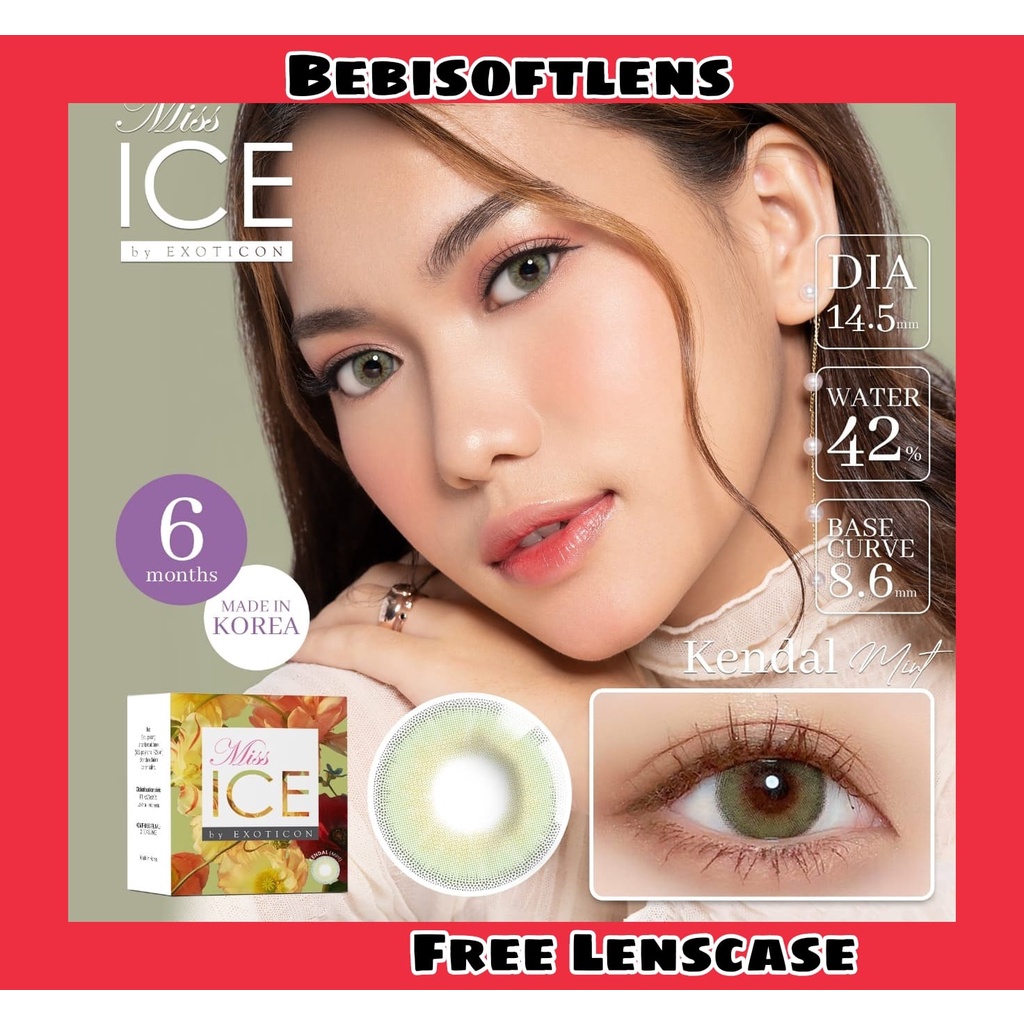 Softllens MISS ICE BY EXOTICON DIA 14.50MM MINUS (-2.75 s/d -6.00) / BB