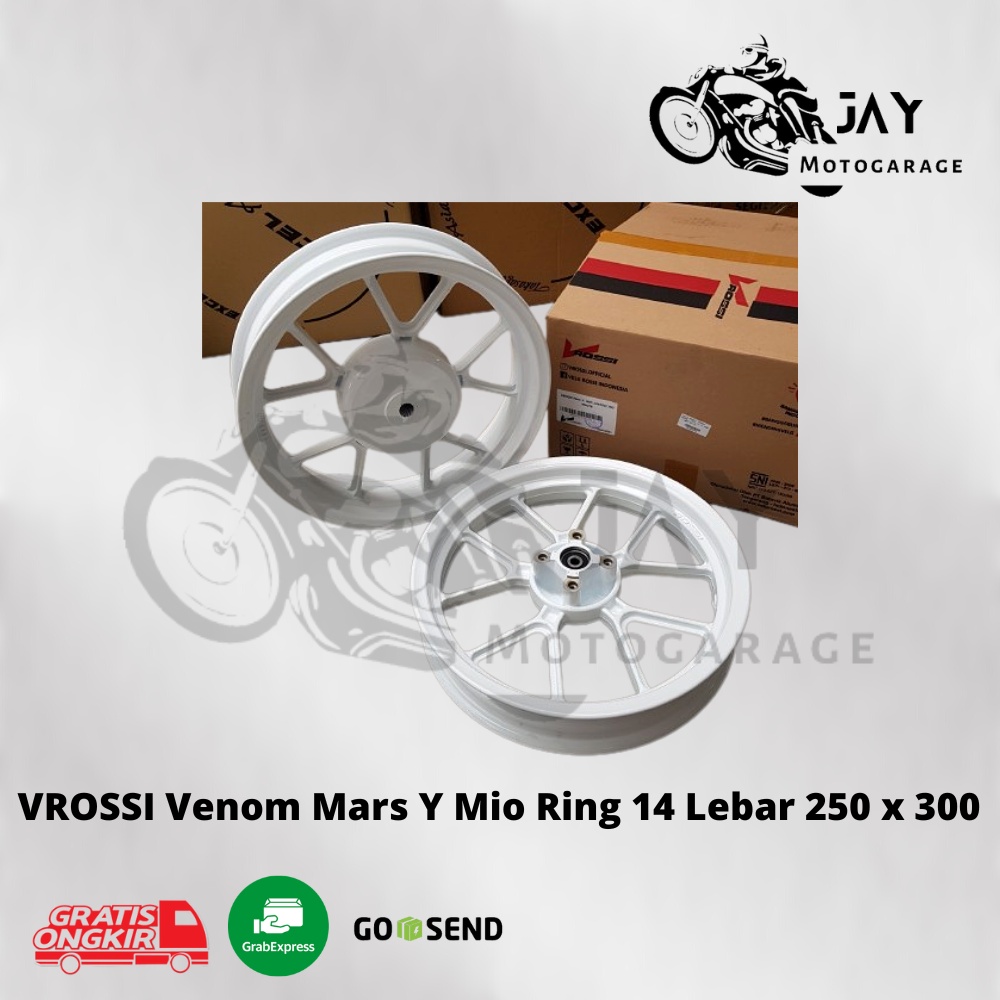 Velg VRossi Venom Mars Mio Ring 14 Lebar 250 x 300 / Palang Racing