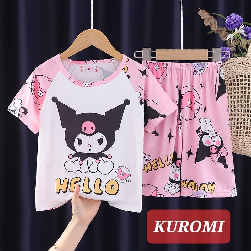 SETELAN SANTAI ANAK CEWEK COWOK BAJU TIDUR IMPOR MOTIF LUCU ADEM NYAMAN