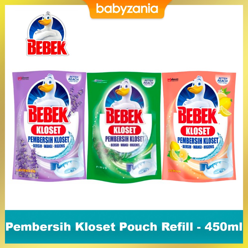 Bebek Kloset Pembersih Kloset Pouch Refill 450 ml