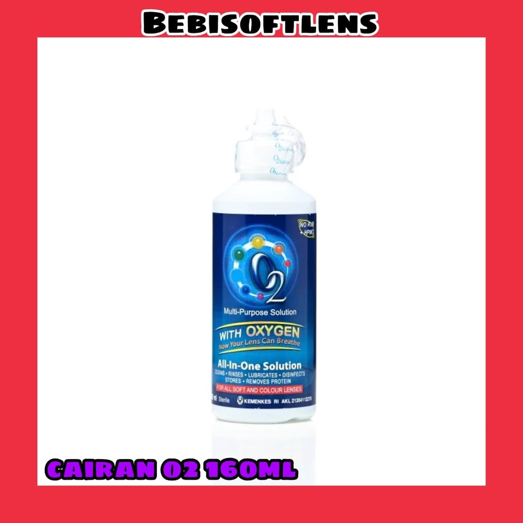 Cairan Pembersih Softlens O2 160ml