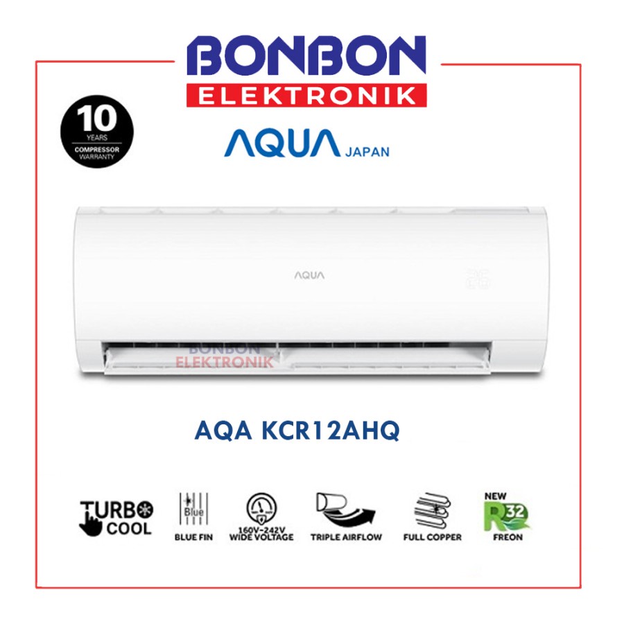 AQUA AC Split Standard 2 PK AQA-KCR19ANP / KCR19ANP Turbo Cool