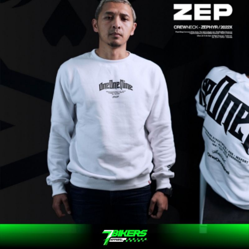 CREWNECK ONEONENINE.ID ZEPHYR BLACK OR WHITE