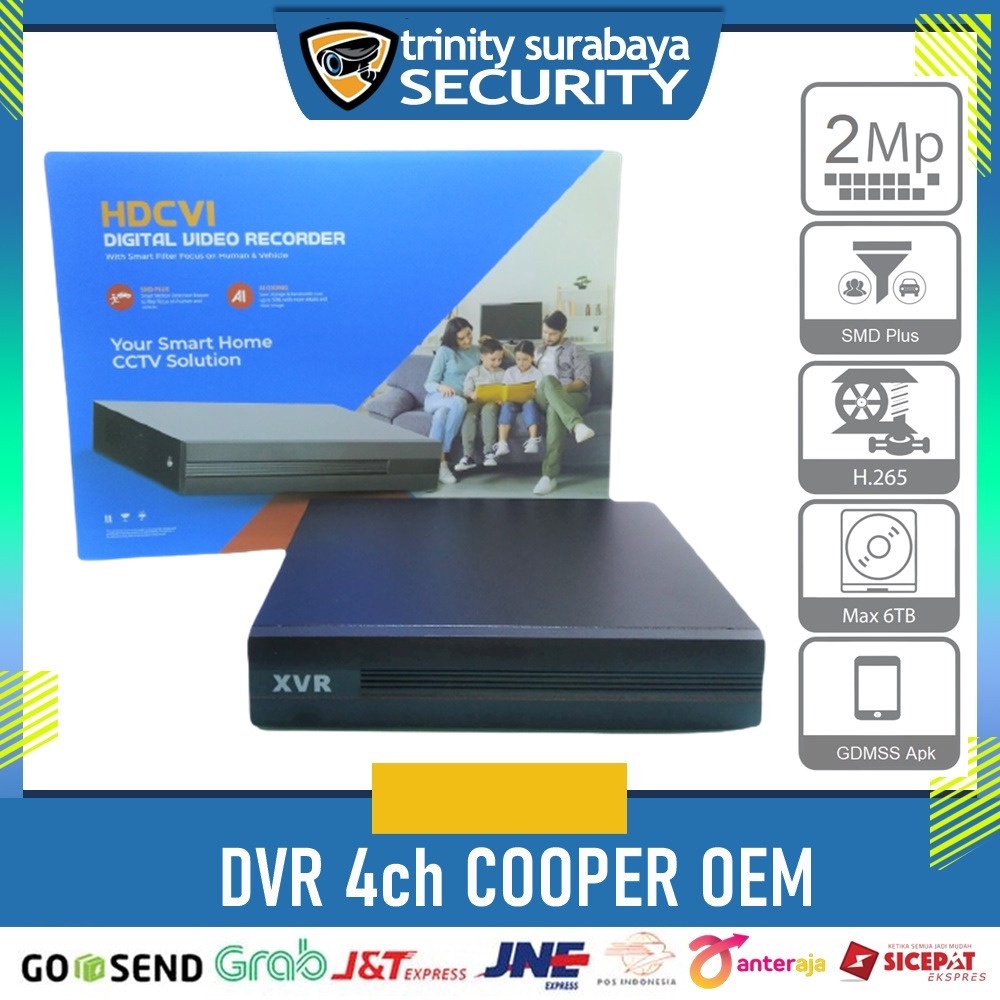 DVR COOPER 4CH OEM GDMSS Trinity