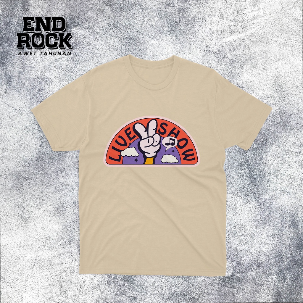 Kaos Distro Original Endrock Tema Live Show DTFS122
