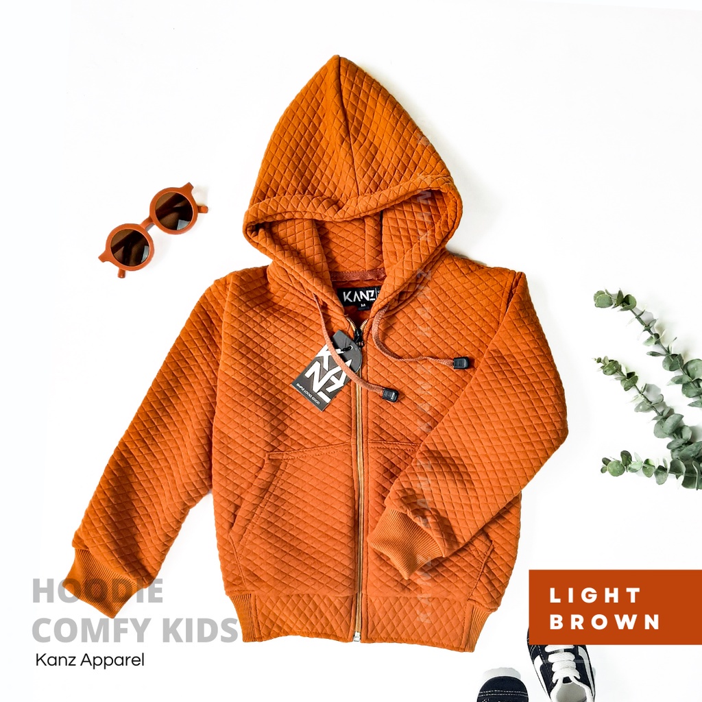 Jaket Anak Bayi Usia 3 Bulan – 8 Tahun Jaket Comfy Polos Jaket Hoodie Zipper Jaket Anak Tebal