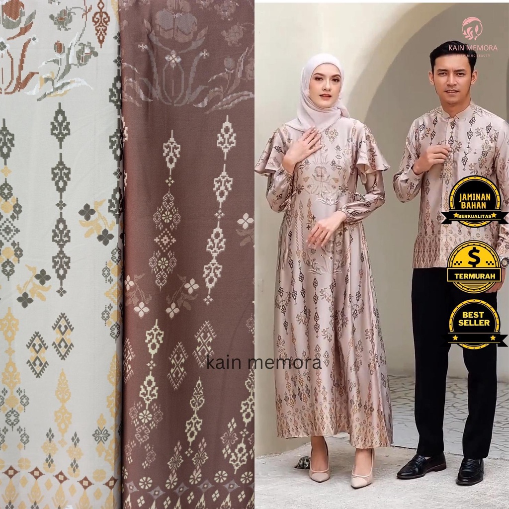 Kain Memoradior Silk Motif Mengkilap Premium Berbagai Warna Bahan Lembut dan Jatuh Lebar 150 cm Vol 1 Best Price