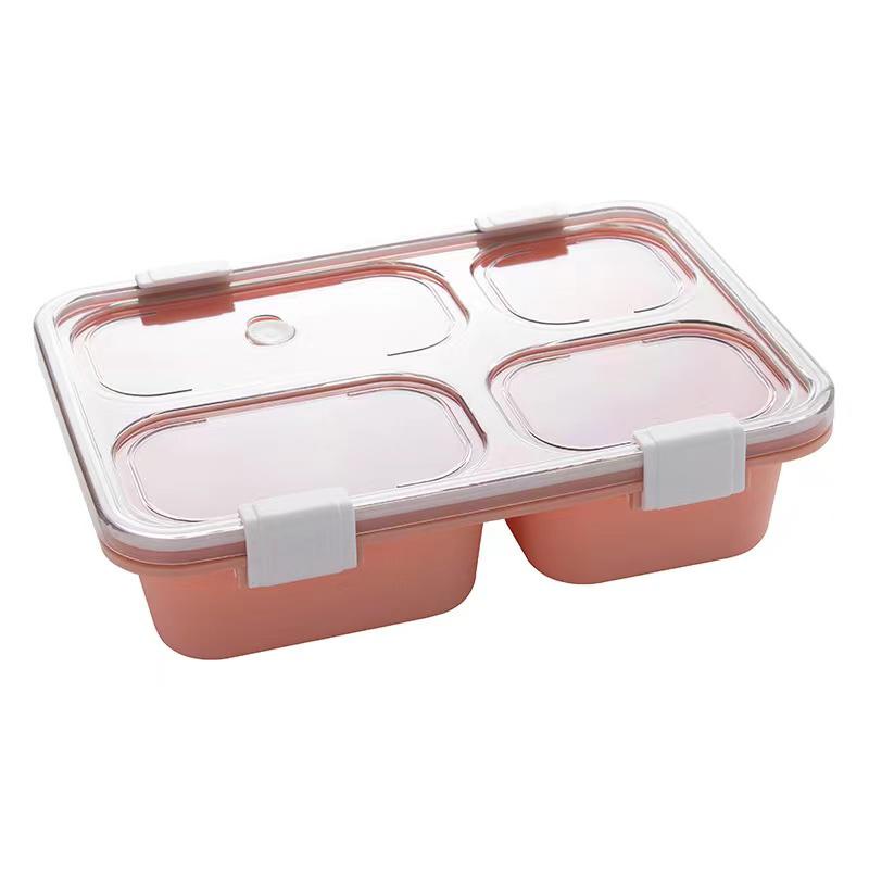 Lunch Box 3 sekat Kotak Makan dan 4 sekat 850ml dan 1250ml  TRI J Lunchbox Tutup Transparant