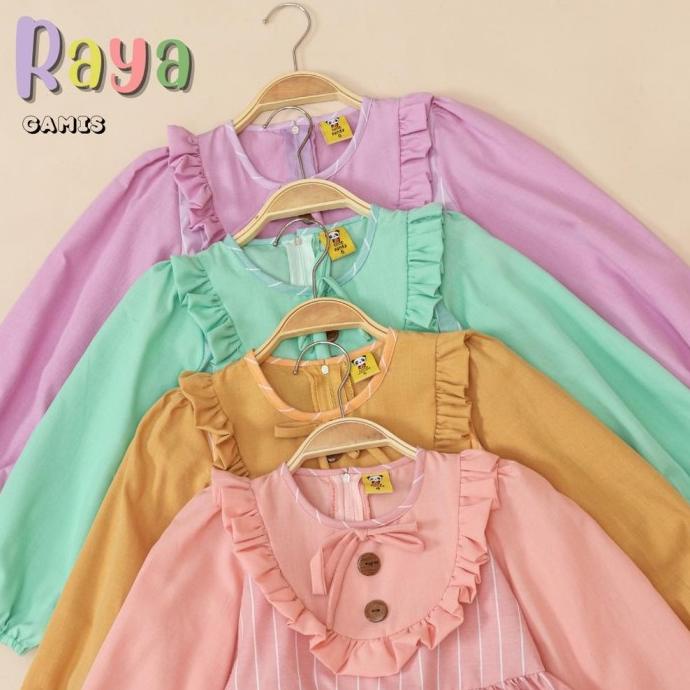 GAMIS ANAK GAMIS ANAK SYARI KAIRA - BUSANA MUSLIM ANAK - HIJAB ANAK PEREMPUAN EL09I09A82L