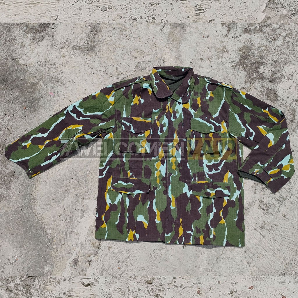 Jaket Parka Bulak-Balik Loreng Brimob Outdoor