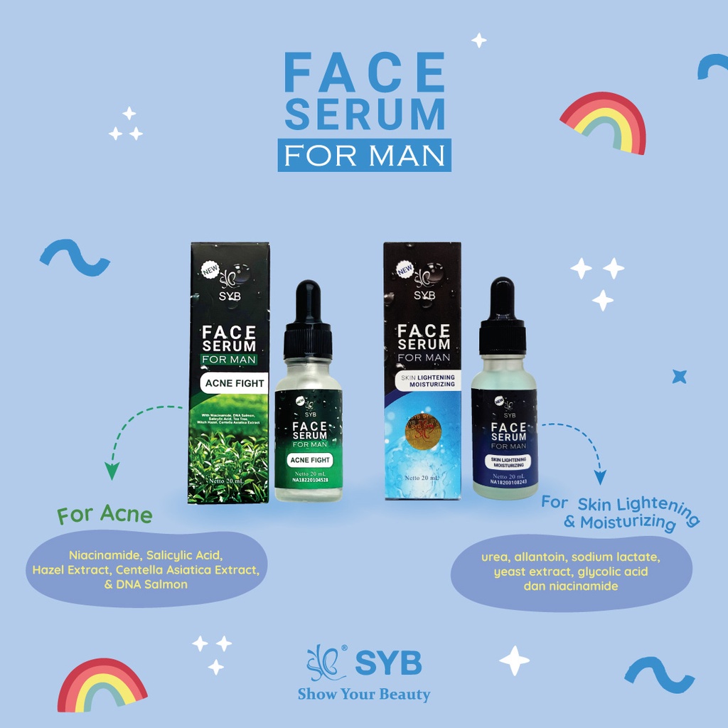 MFI - SYB Face Serum For Man 20ml | BPOM
