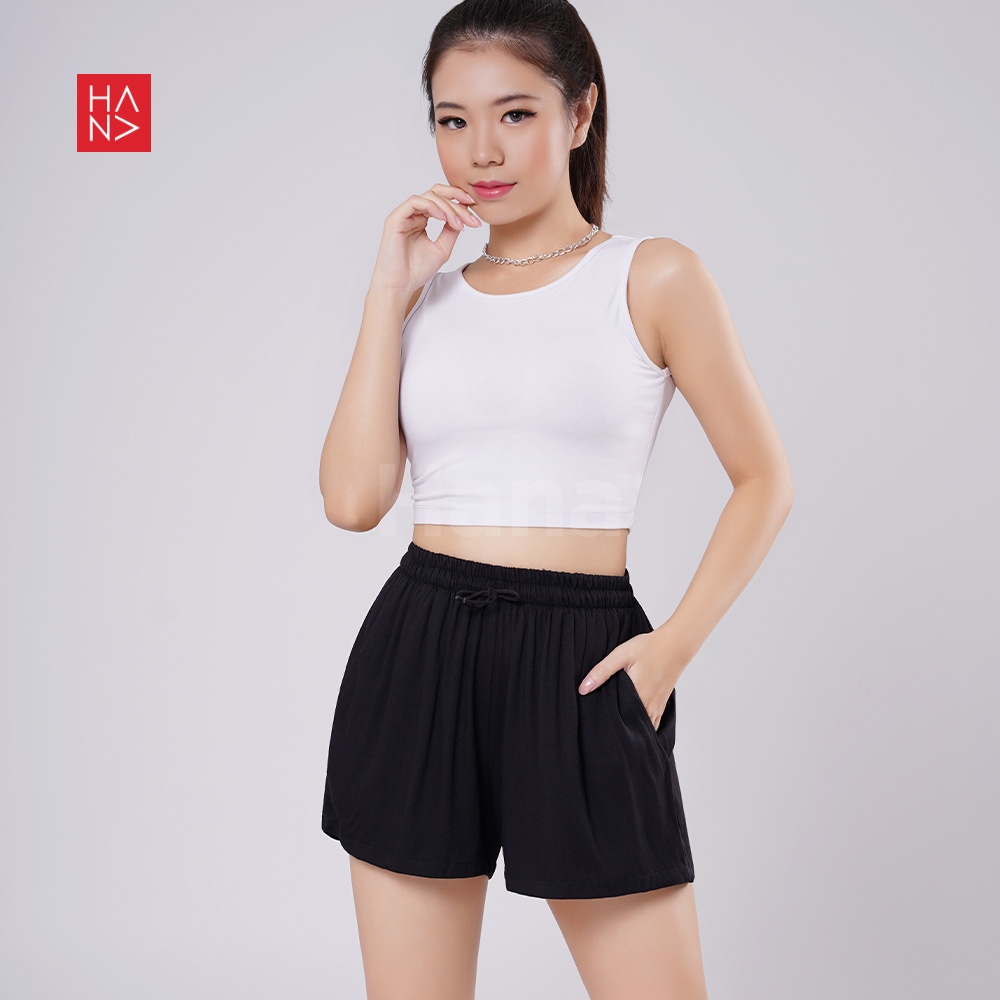 Hana Fashion - ChaYoung Short Pants Celana Pendek Wanita Rayon - SP024