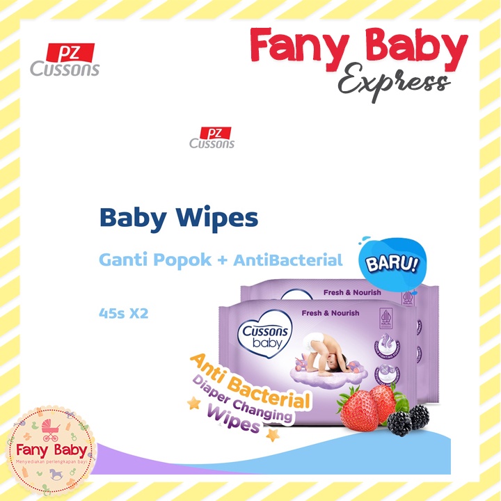 CUSSONS BABY WIPES 45S/ BUY 1 GET 1 FREE