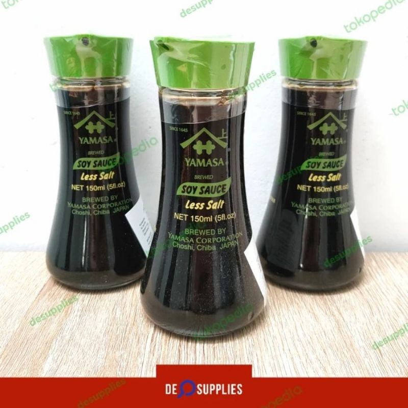 

Yamasa Genen Shoyu Less Salt Soy Sauce 150ml - Kecap Asin Brewed Japan