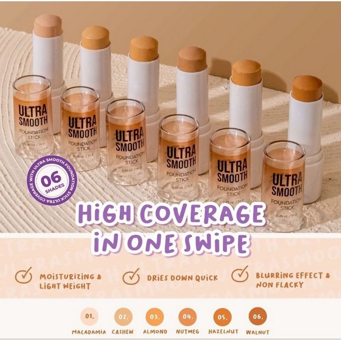 LA TULIPE Ultra Smooth Foundation Stick |  ❤ jselectiv ❤ Alas Bedak LA TULIPE