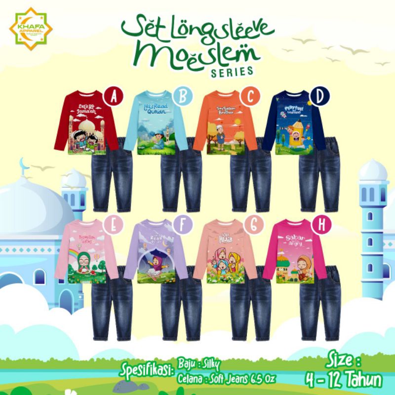 Set  Moeslem Series By khafa.apparel