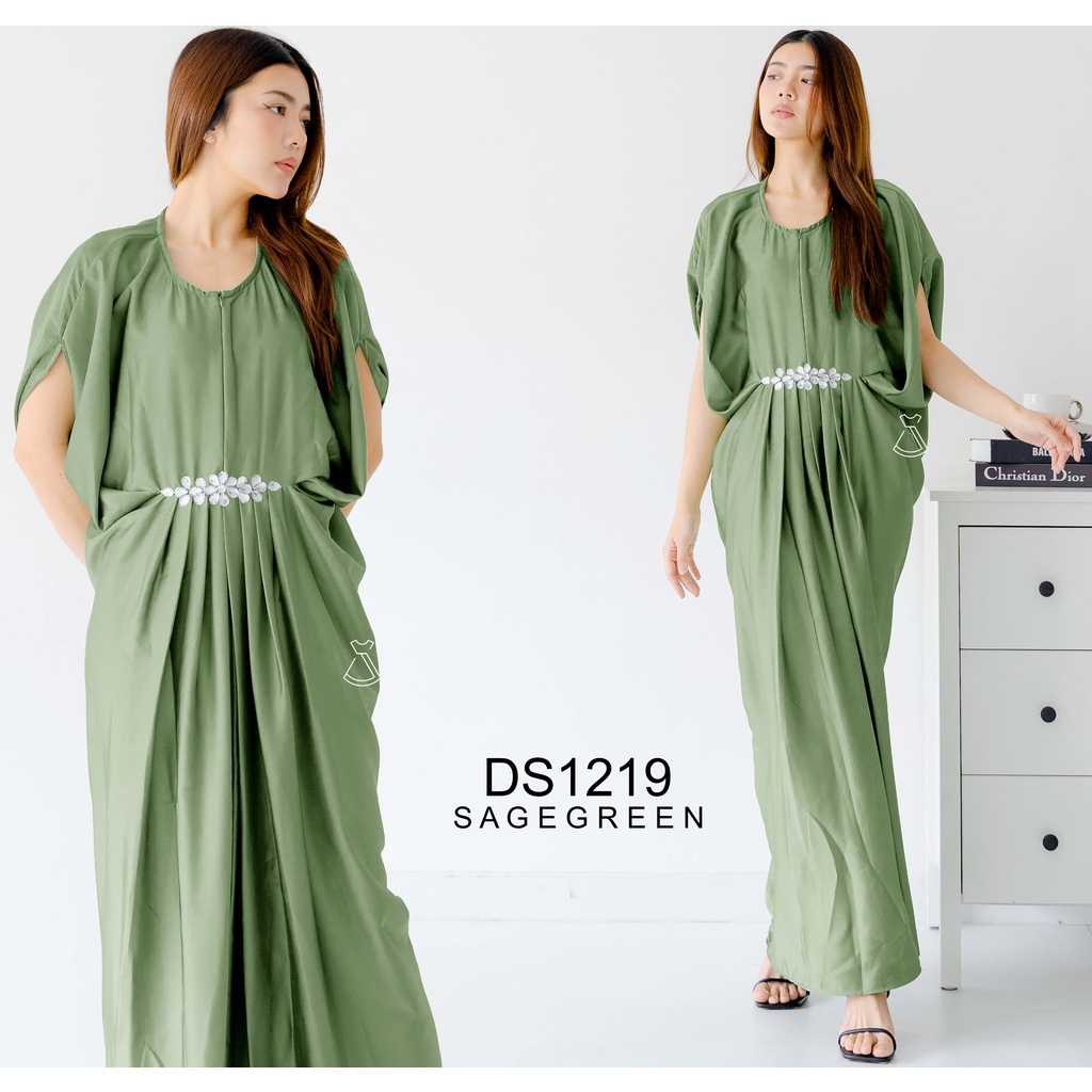 DS1219  - DRESS KAFTAN PREMIUM MUSLIM BUSUI FRIENDLY