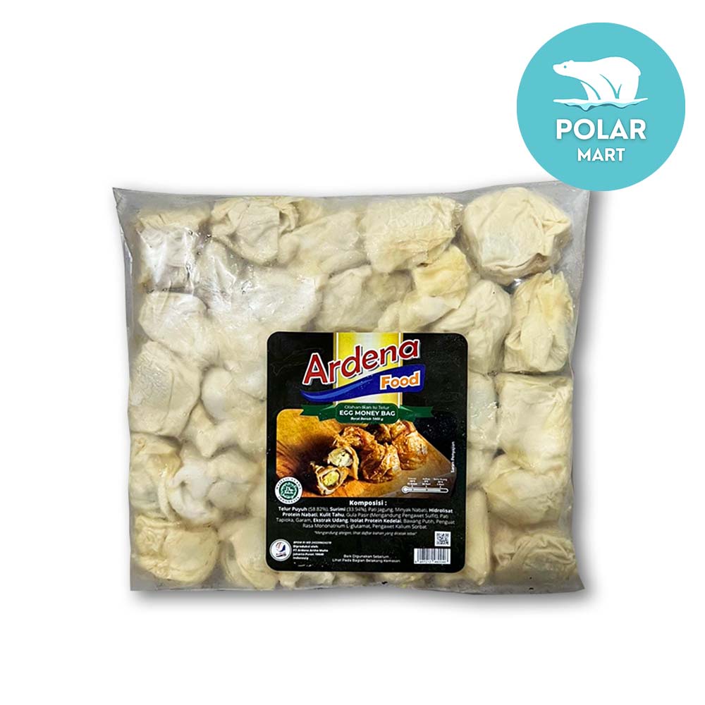 Ardena Egg Money Bag Ekado Isi 33pcs 1 Kg (FROZEN FOOD BANDUNG)