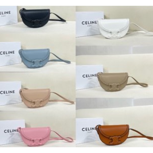 [New 2023] Celine's original half-moon saddle bag/fashionable shoulder bag/messenger bag