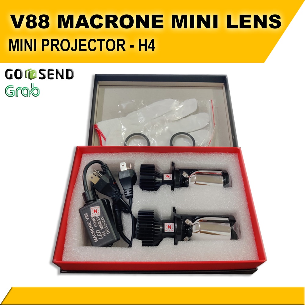 V88 Macrone Mini Projector Premium Lens Universal