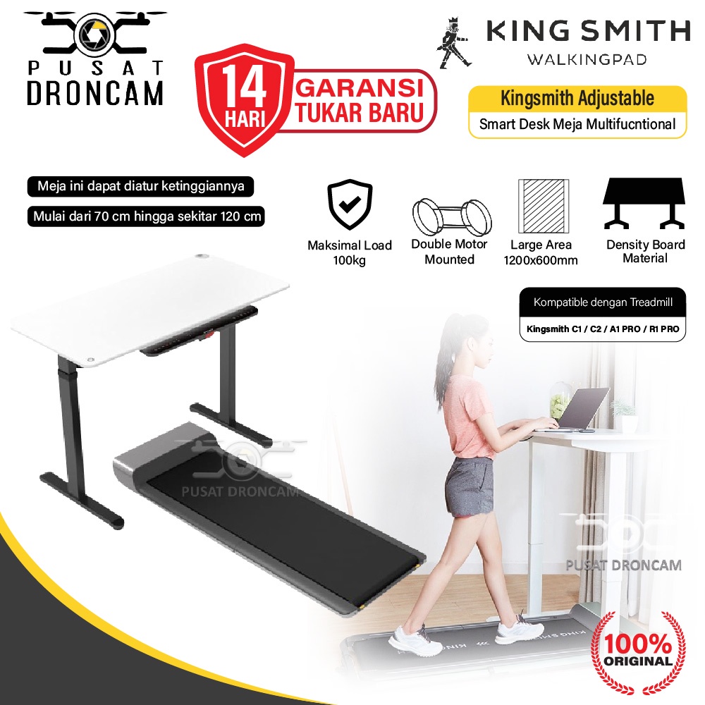 Kingsmith Smart Desk Electric Height Adjustable Table Meja